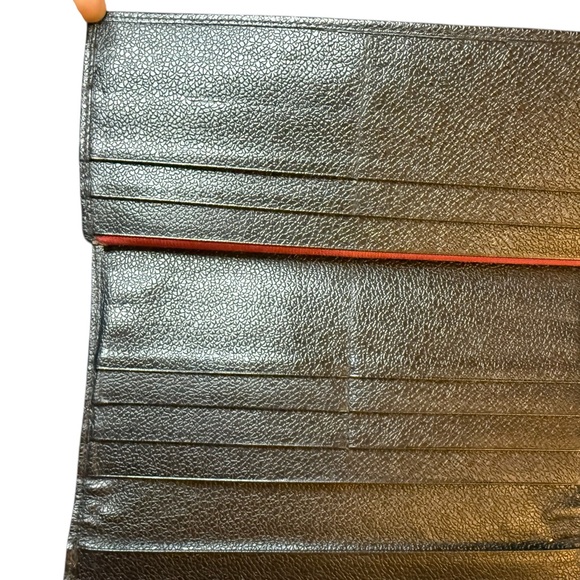 Bulgari Black Leather and Canvas Long Wallet - Picture 6 of 10